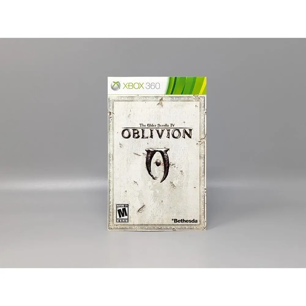 The Elder Scrolls 4 IV Original Xbox 360 Replacement Case Manual Only No Game